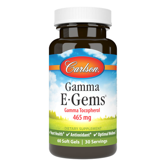 Gamma tocopherol is one of the four vitamin E tocopherols and is a powerful antioxidant. Gamma E-Gems® supplies 465 mg of gamma tocopherol per soft gel. sku_0866-UPC