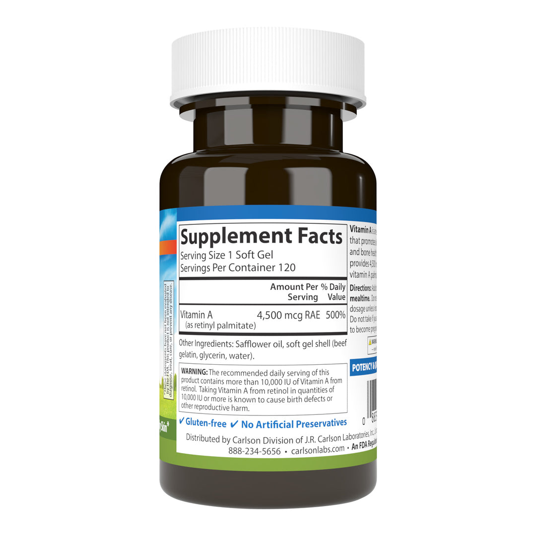 Vitamin A Palmitate 15,000 IU (4,500 mcg RAE)