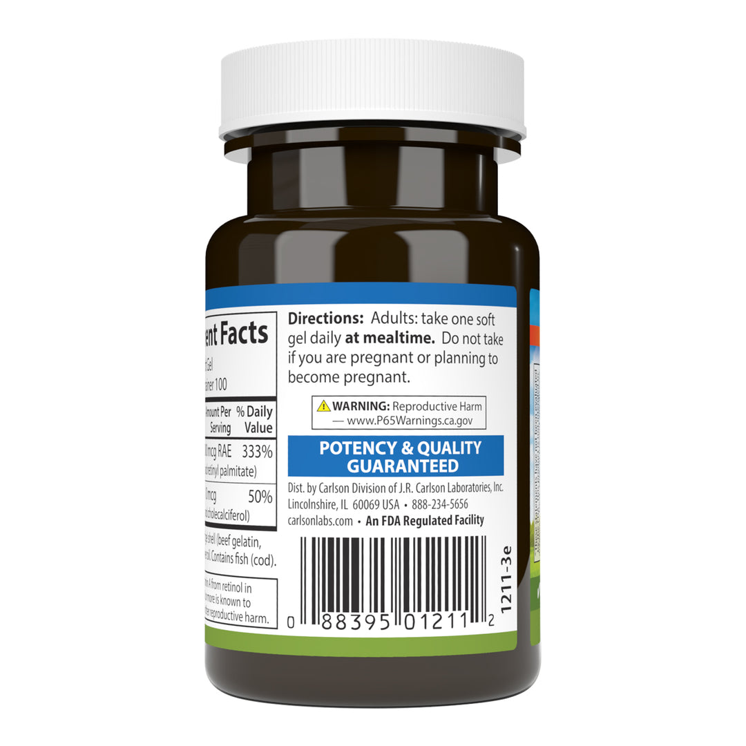 Vitamins A & D 10,000 IU + 400 IU