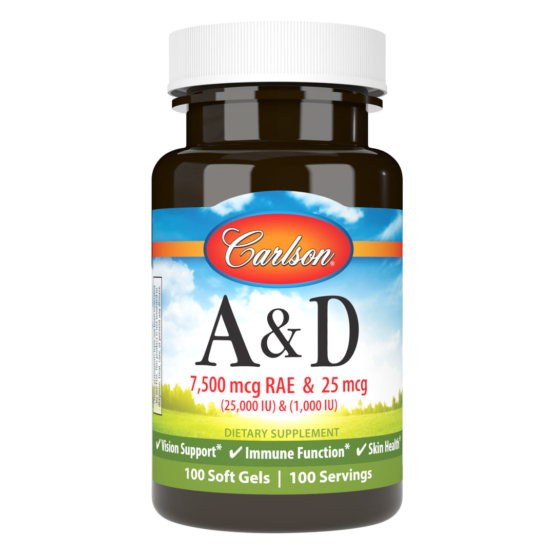 Vitamins A & D 25,000 IU + 1,000 IU