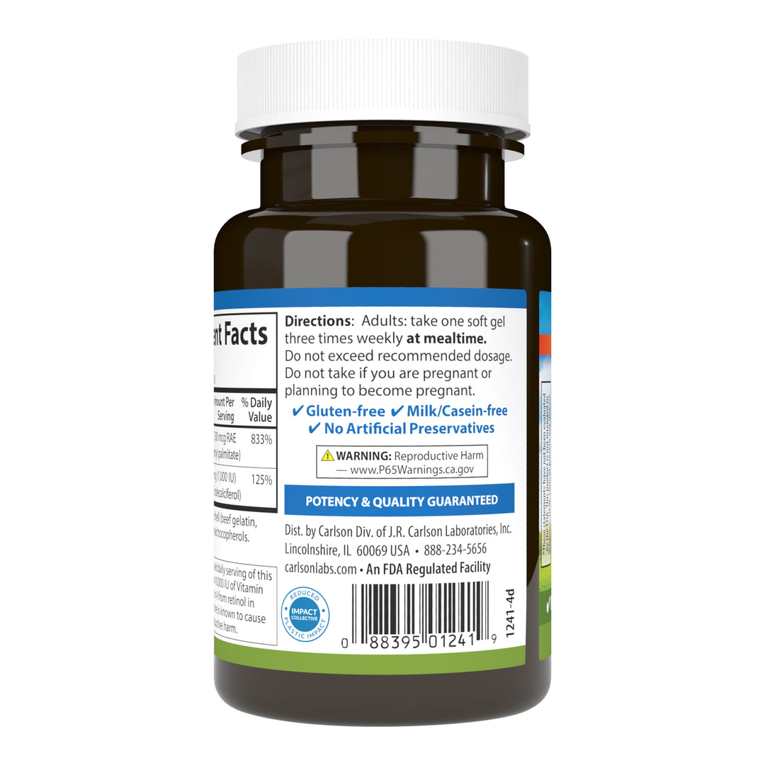 Vitamins A & D 25,000 IU + 1,000 IU