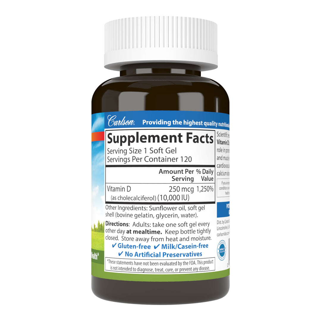 Vitamin D3 10,000 IU (250 mcg)