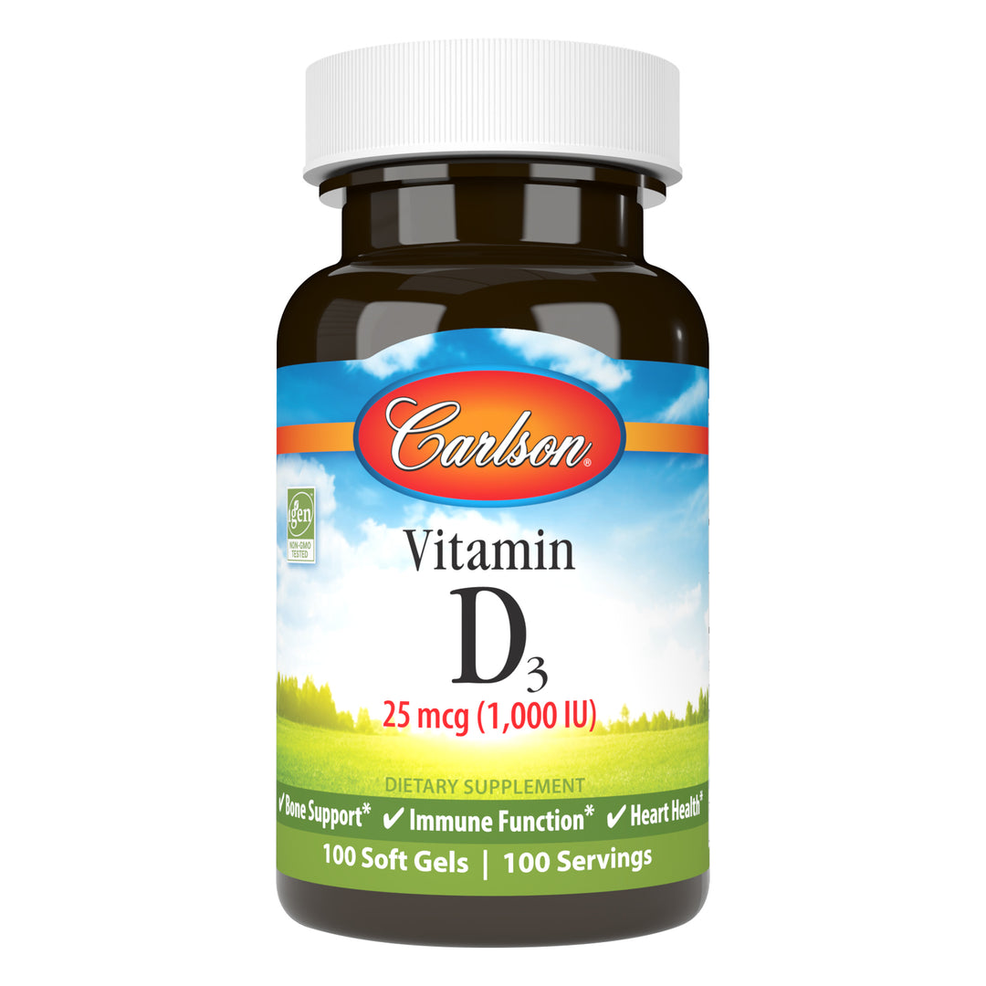 Vitamin D3 1,000 IU (25 mcg)