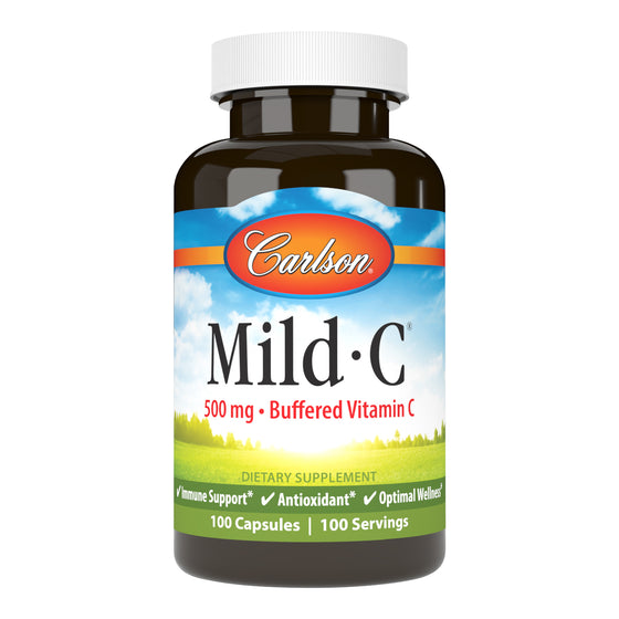 Mild-C capsules contain a non-acidic form of vitamin C that's gentle on the teeth and mild in the stomach.