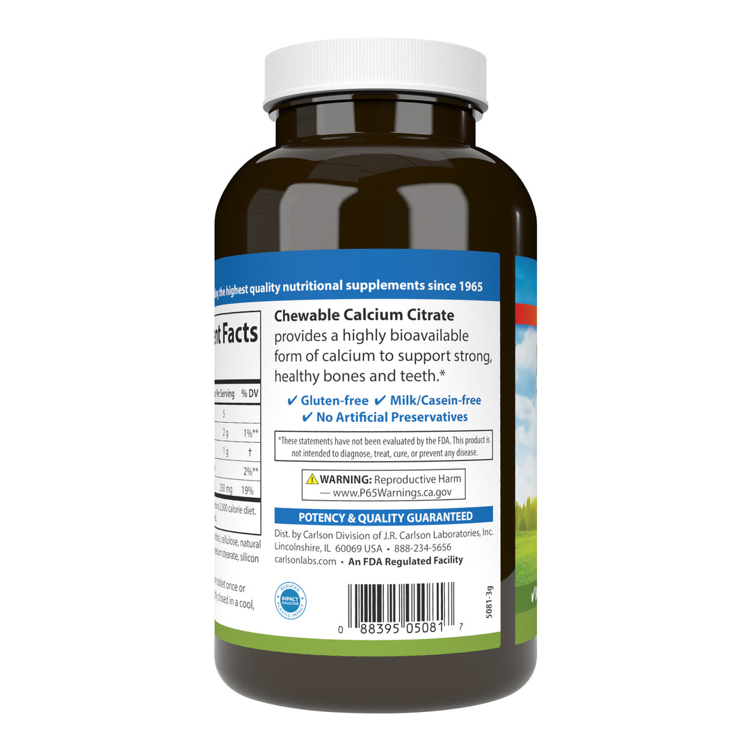 Chewable Calcium Citrate