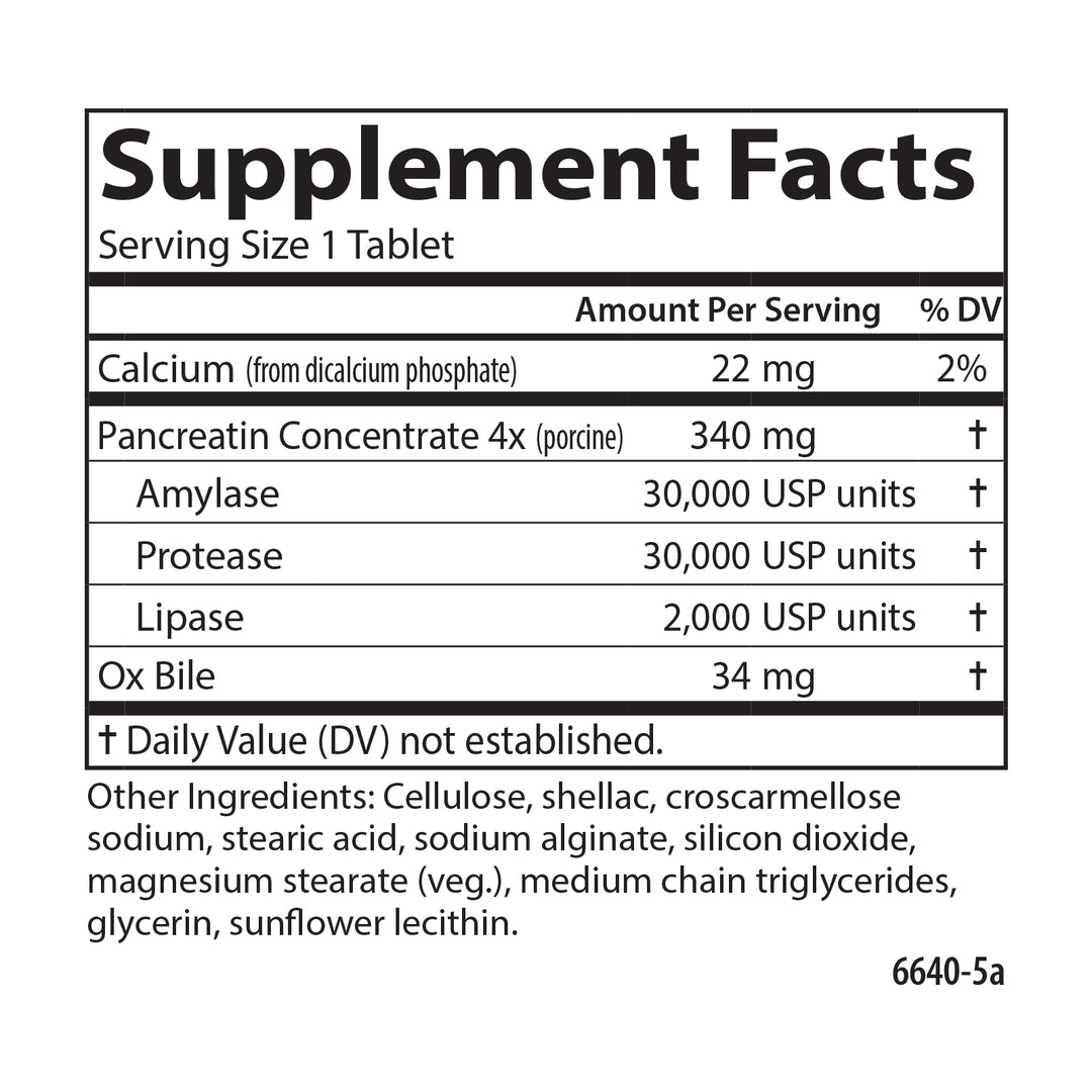 Natural Digestive Enzymes