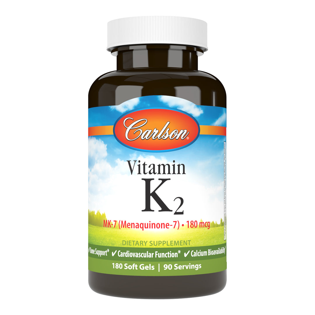 Vitamin K2 as MK-7 180 mcg