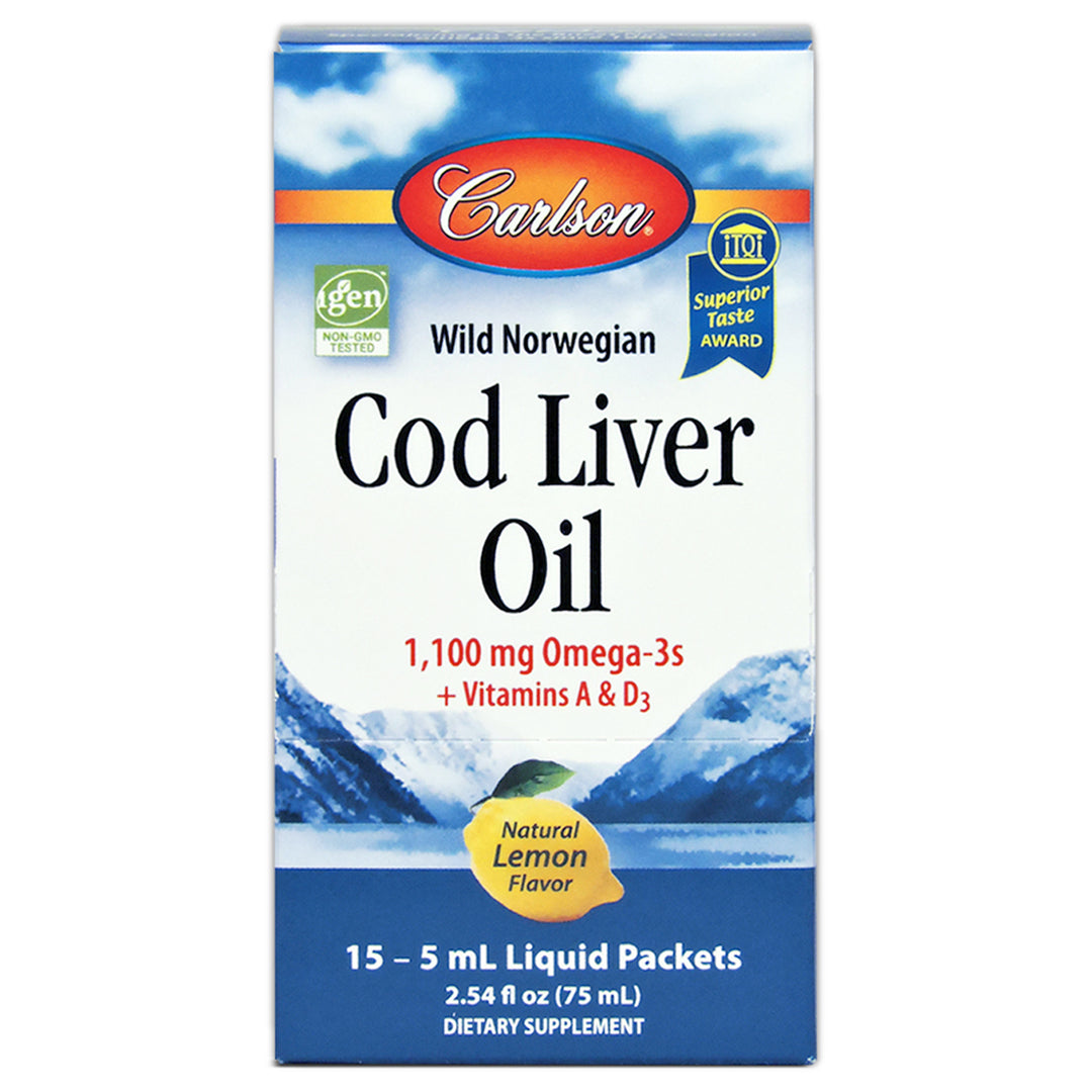 Cod Liver Oil Grab + Go Packs, Box