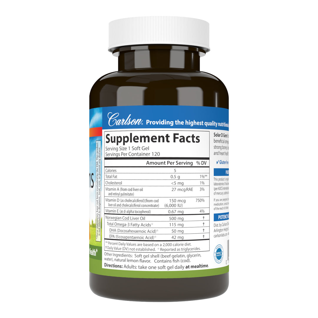 Solar D Gems® 6,000 IU (150 mcg)