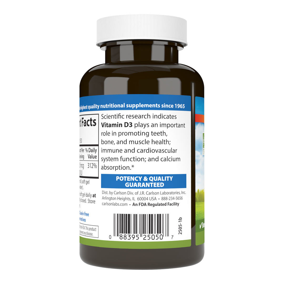 Vitamin D3 2,500 IU (62.5 mcg)