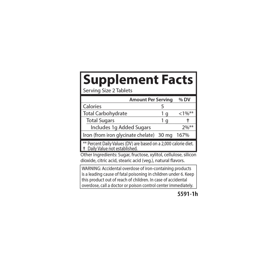 Chewable Iron, Strawberry