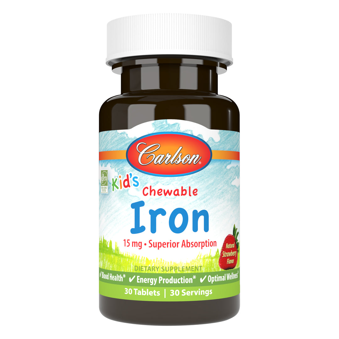Kid's Chewable Iron, Strawberry
