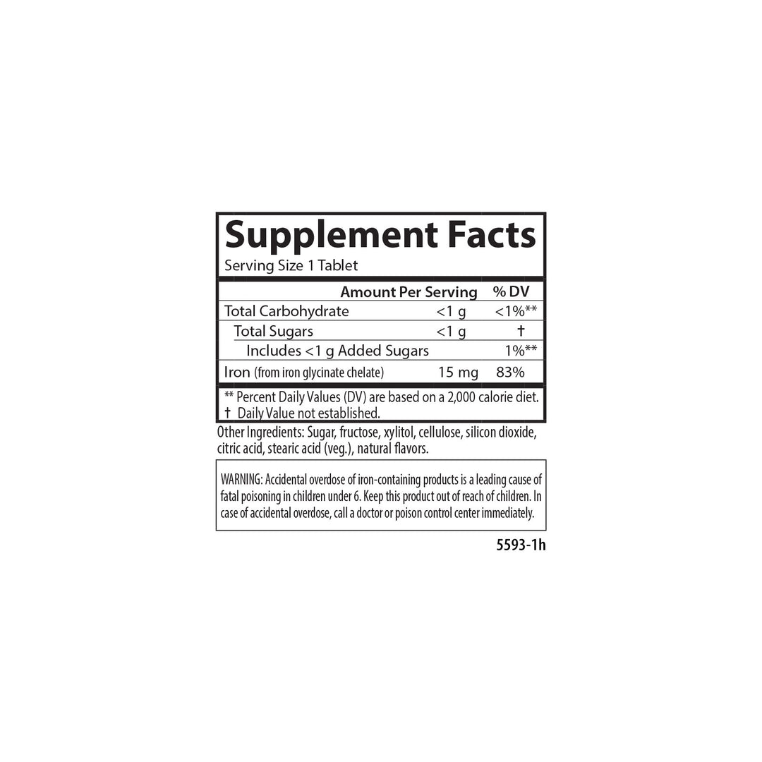 Kid's Chewable Iron, Strawberry