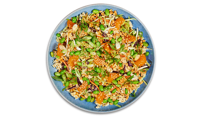 Crunchy Noodle Salad with Just Peachie Dressing