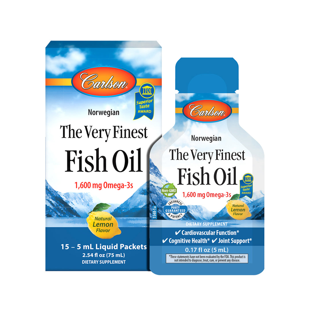 The Very Finest Fish Oil Grab + Go Packs, Box