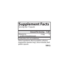 Vitamin K2 as MK-4 5 mg