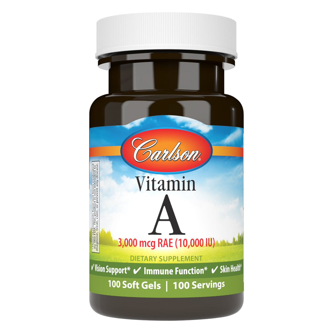 Vitamin A 10,000 IU (3,000 mcg RAE)