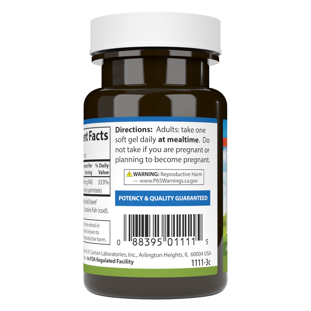 Vitamin A 10,000 IU (3,000 mcg RAE)