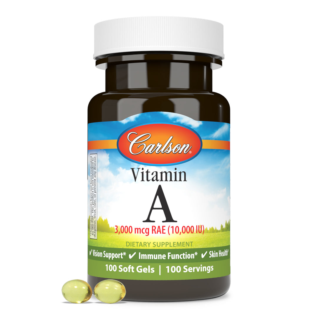 Vitamin A 10,000 IU (3,000 mcg RAE)