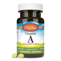 Vitamin A 10,000 IU (3,000 mcg RAE)