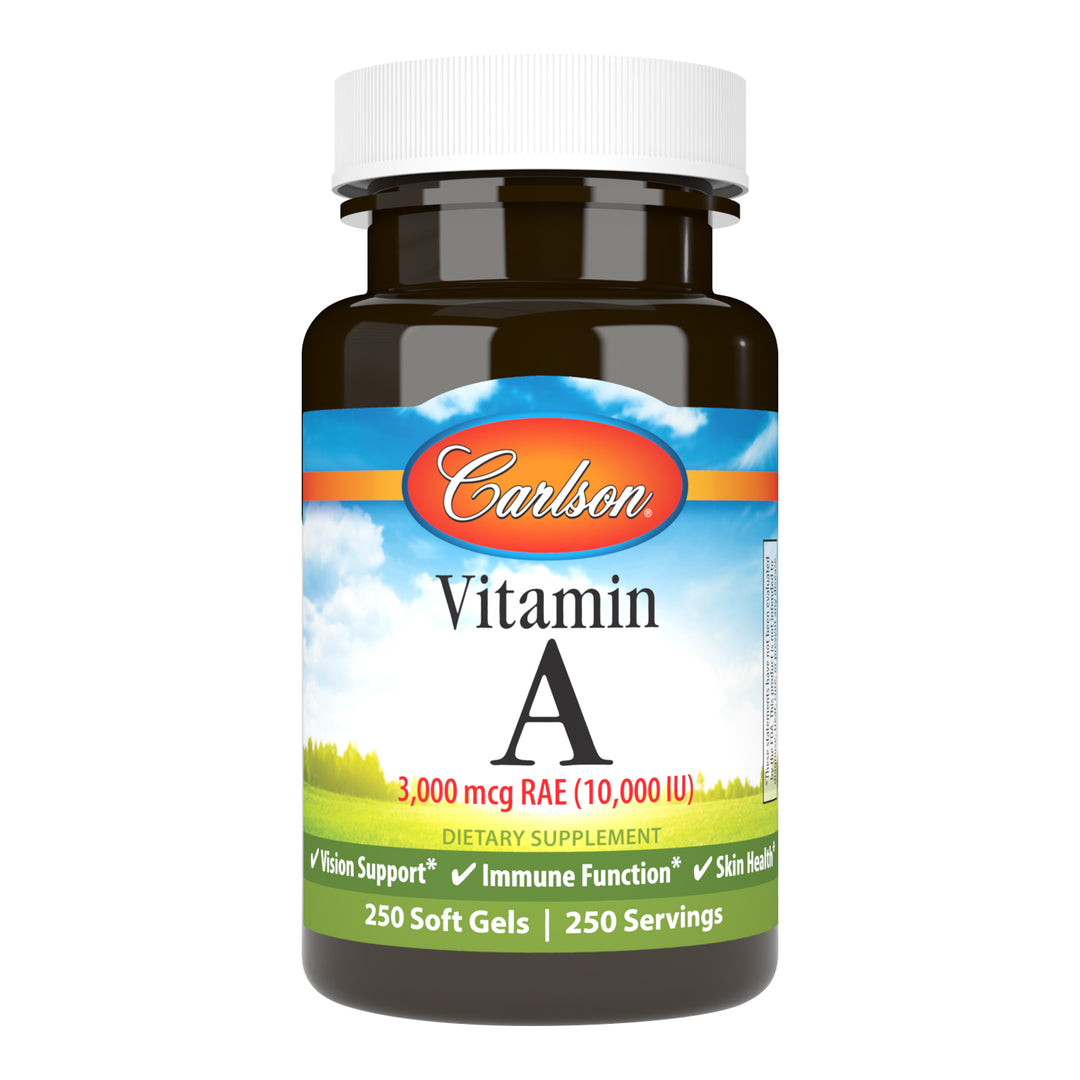 Vitamin A 10,000 IU (3,000 mcg RAE)