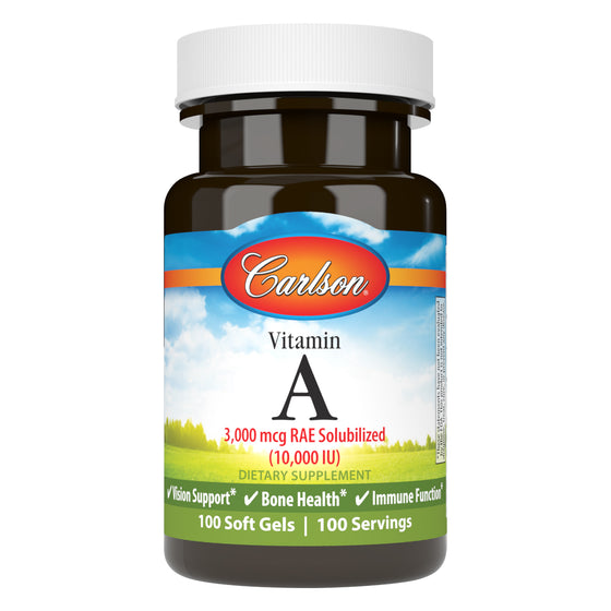 Vitamin A Solubilized is important for vision and immune health. Vitamin A Solubilized is prepared to dissolve in water. sku_1121-UPC