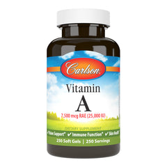 Vitamin A 25,000 IU (7,500 mcg RAE)