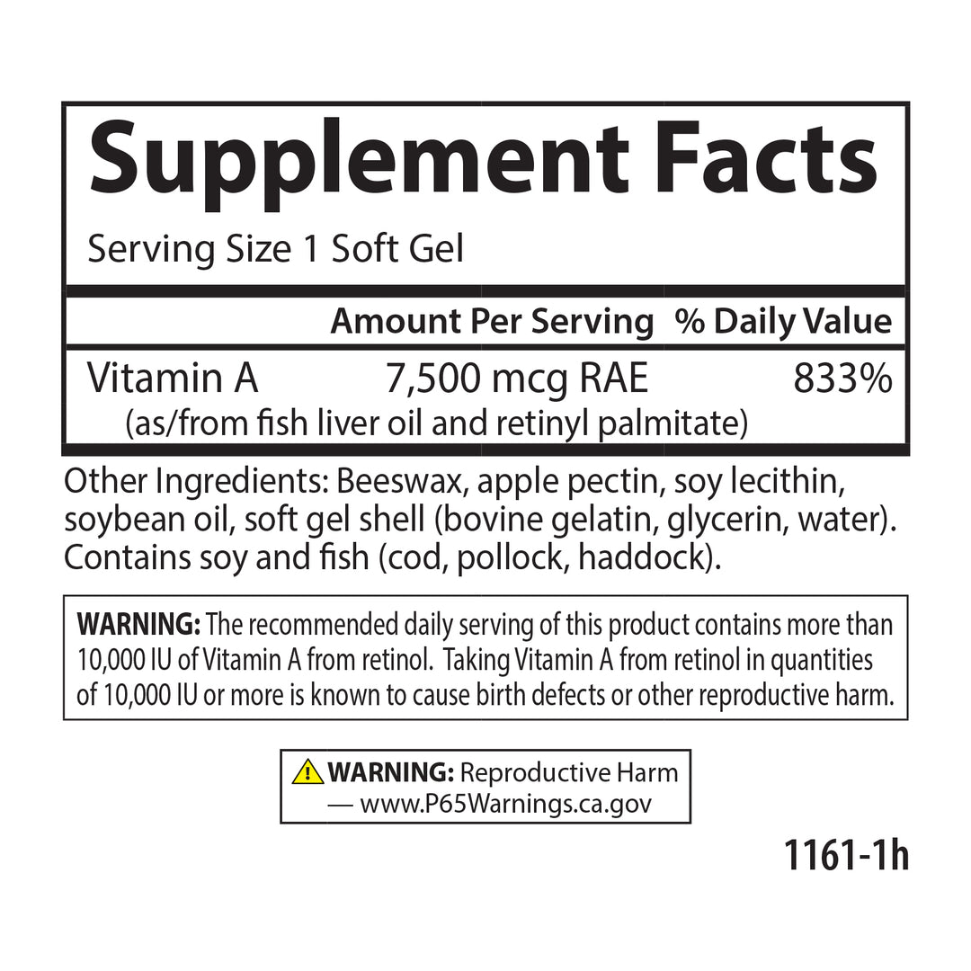 Vitamin A with Pectin