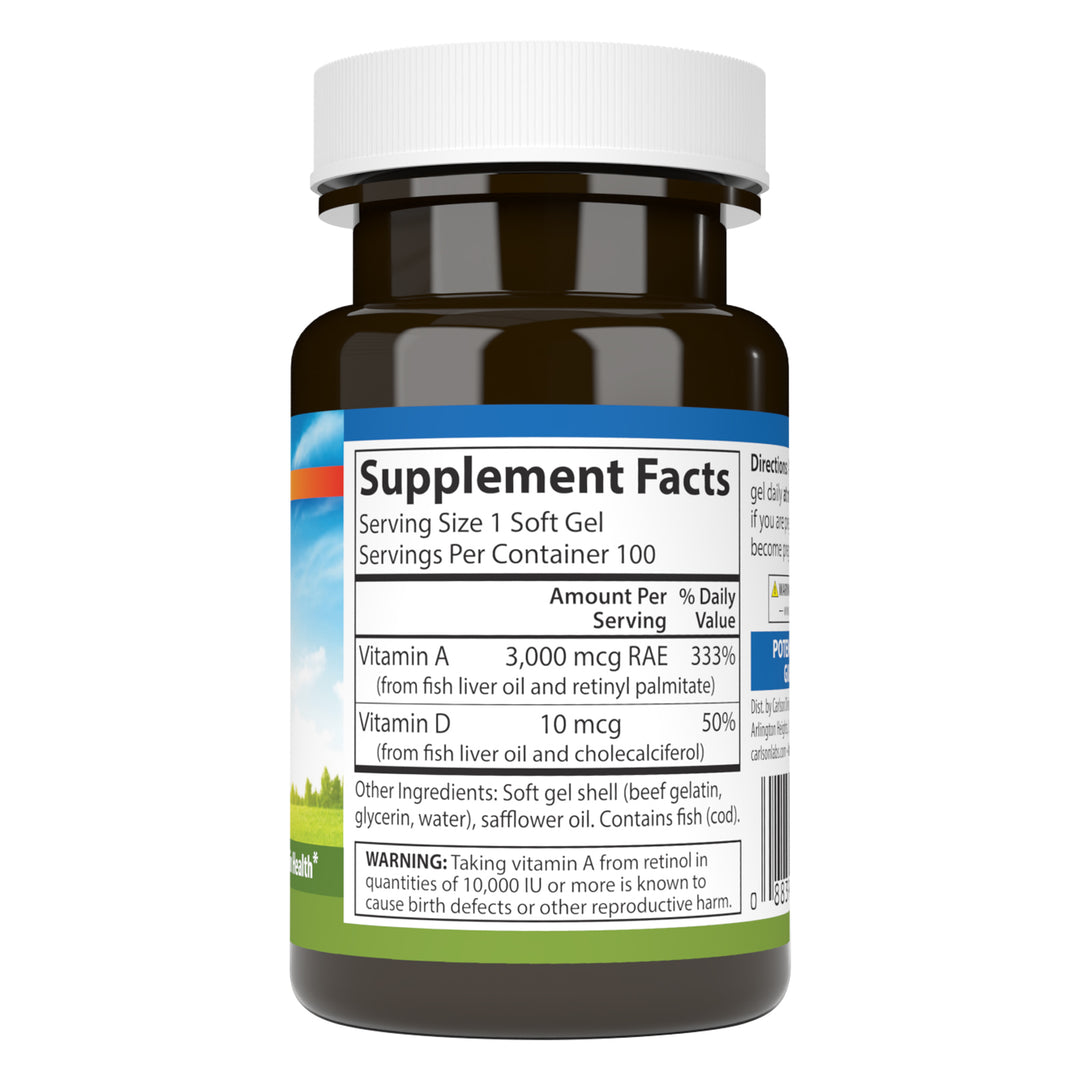 Vitamins A & D 10,000 IU + 400 IU