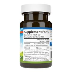 Vitamins A & D 10,000 IU + 400 IU