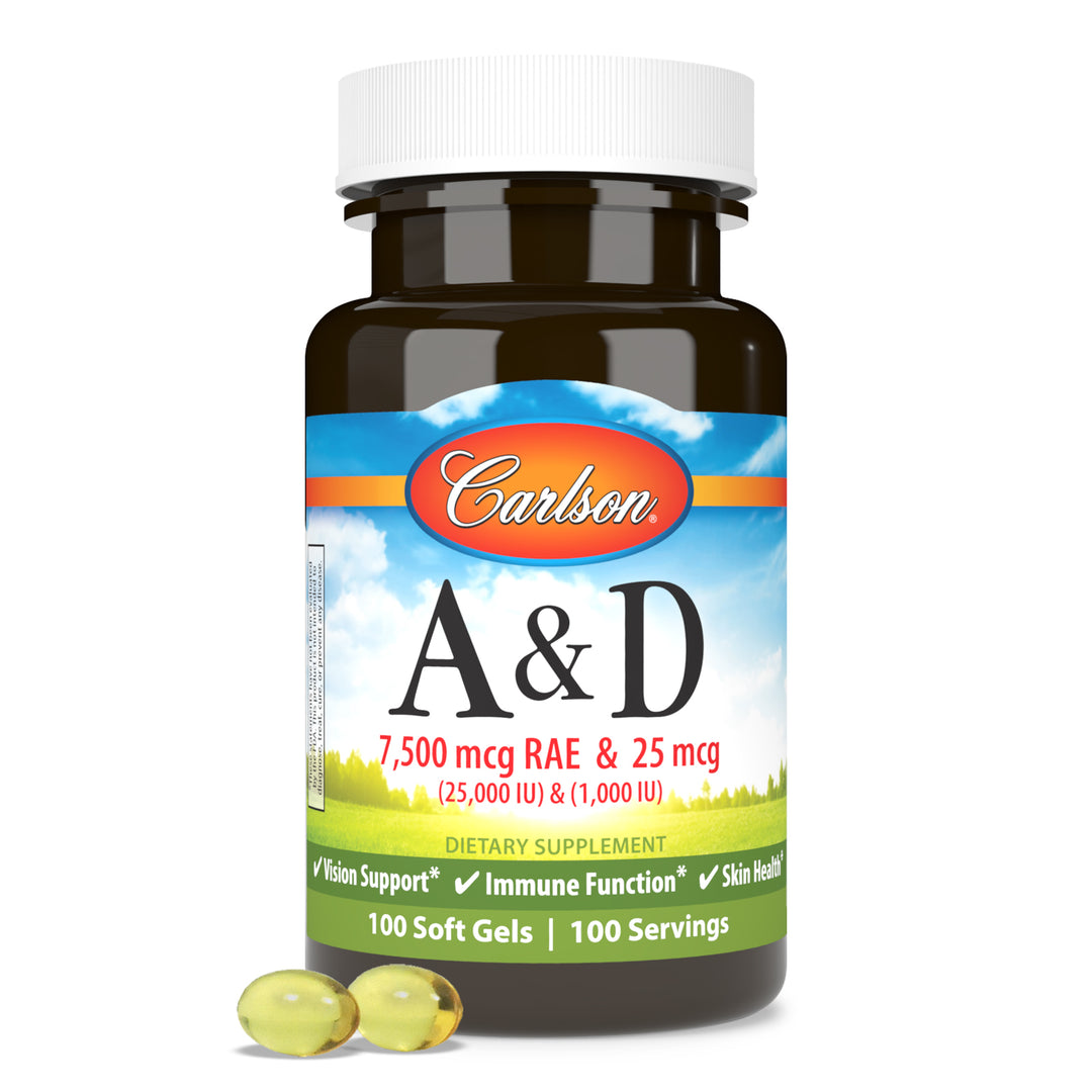Vitamins A & D 25,000 IU + 1,000 IU