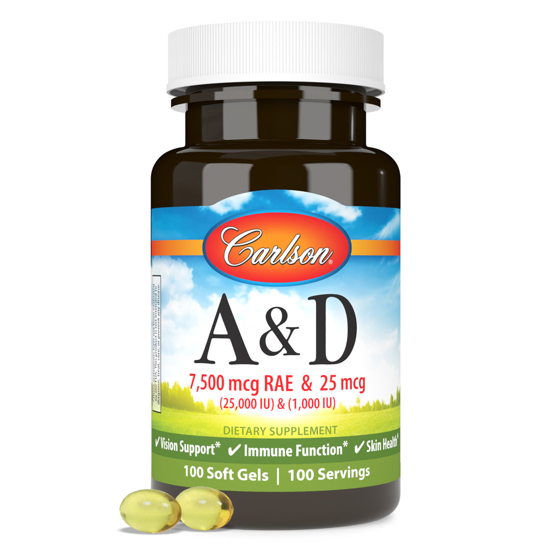 Vitamins A & D 25,000 IU + 1,000 IU