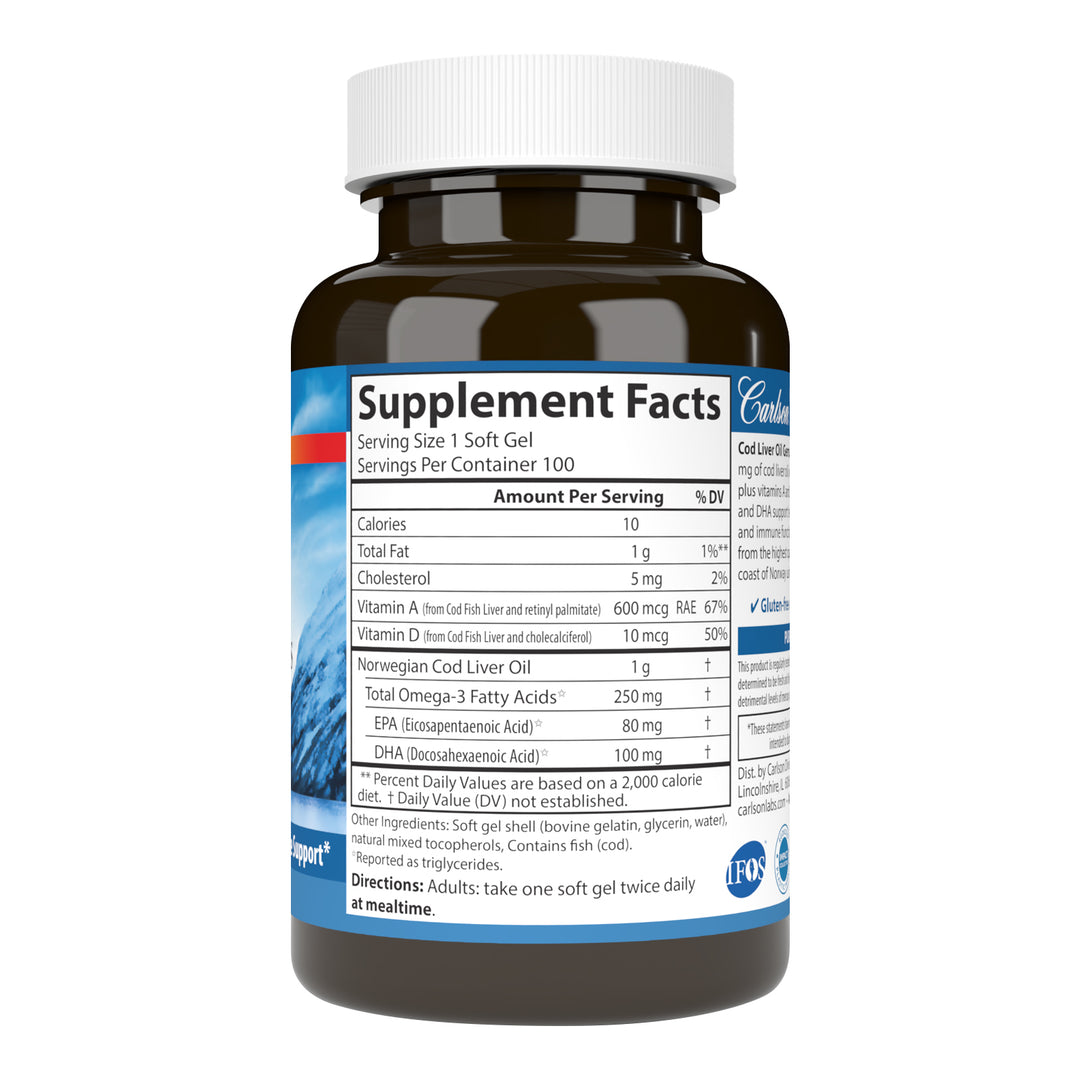 Cod Liver Oil Gems, Super 1,000 mg