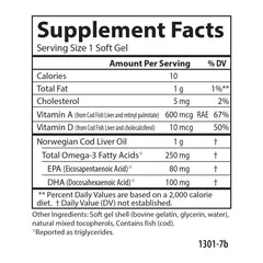 Cod Liver Oil Gems, Super 1,000 mg