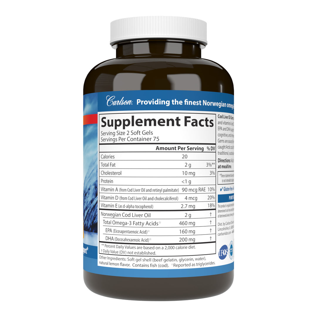 Cod Liver Oil Gems