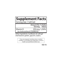 Vitamin D3 10,000 IU (250 mcg)