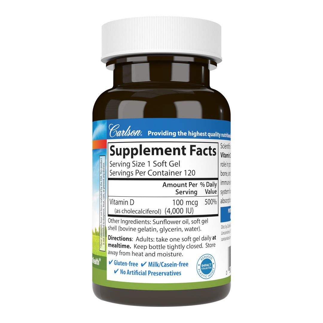 Vitamin D3 4,000 IU (100 mcg)