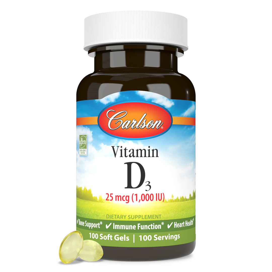 Vitamin D3 1,000 IU (25 mcg)