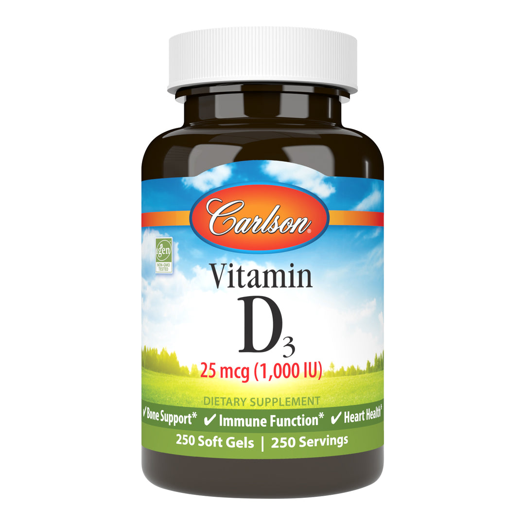 Vitamin D3 1,000 IU (25 mcg)