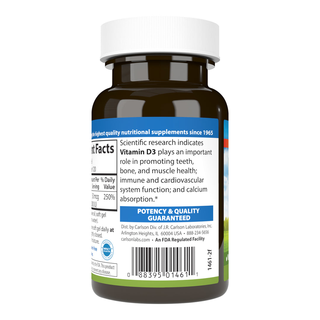 Vitamin D3 2,000 IU (50 mcg)