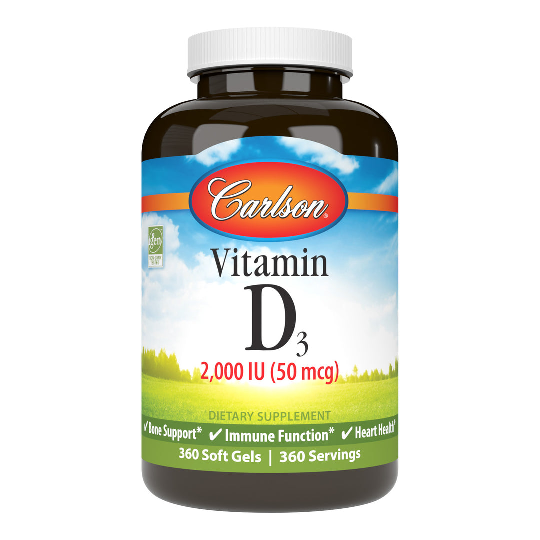 Vitamin D3 2,000 IU (50 mcg)