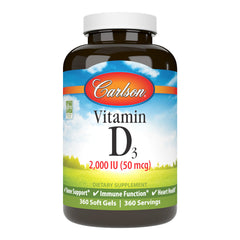 Vitamin D3 2,000 IU (50 mcg)