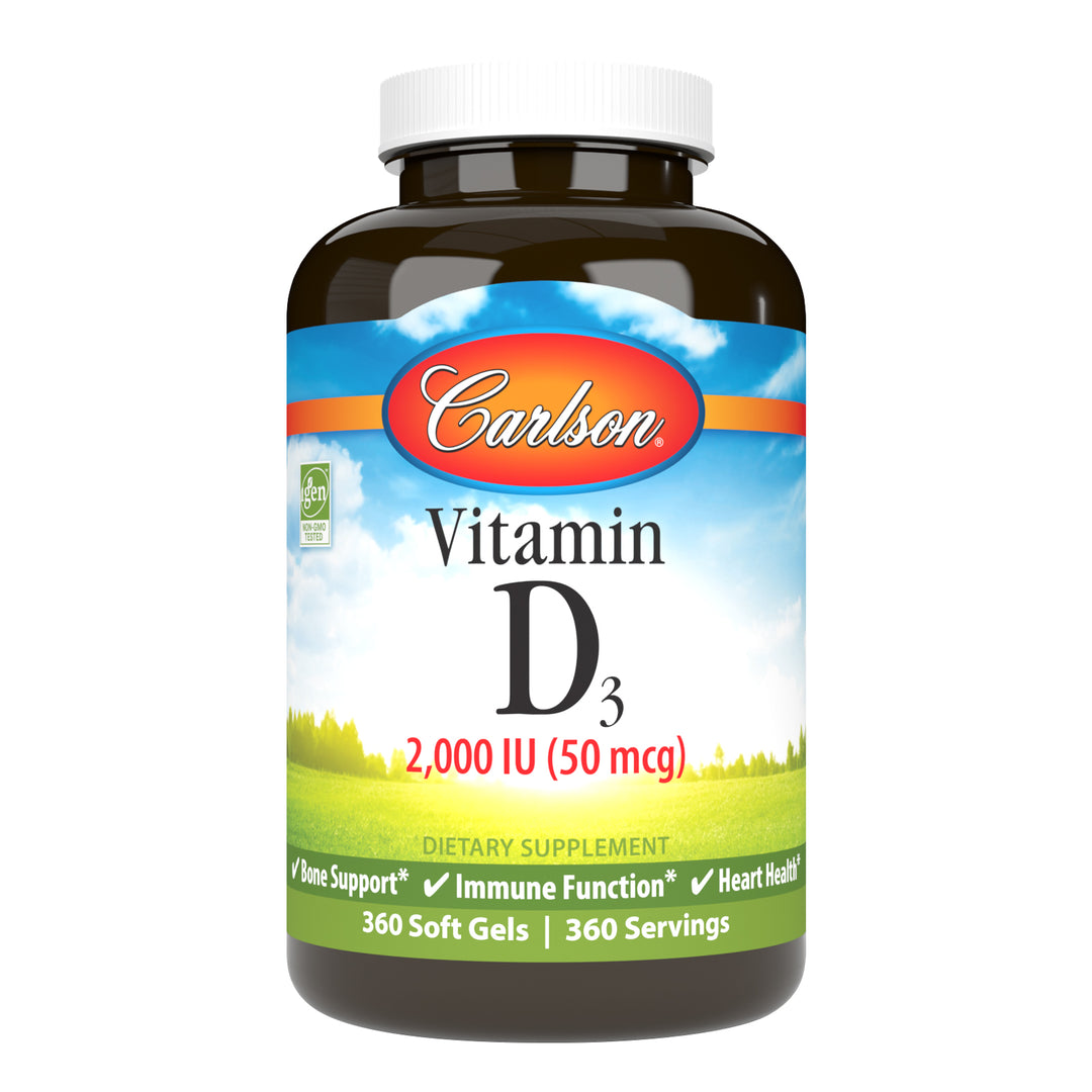 Vitamin D3 2,000 IU (50 mcg)