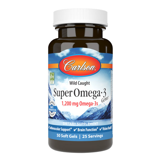 Super Omega-3 Gems provide the beneficial omega-3s EPA and DHA, which support heart, brain, vision, and joint health. sku_1520-UPC
