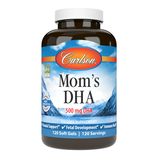 During pregnancy, DHA supports healthy brain function and mood in moms and promotes healthy brain and vision development in growing children. sku_1561-UPC dha supplement pregnancy