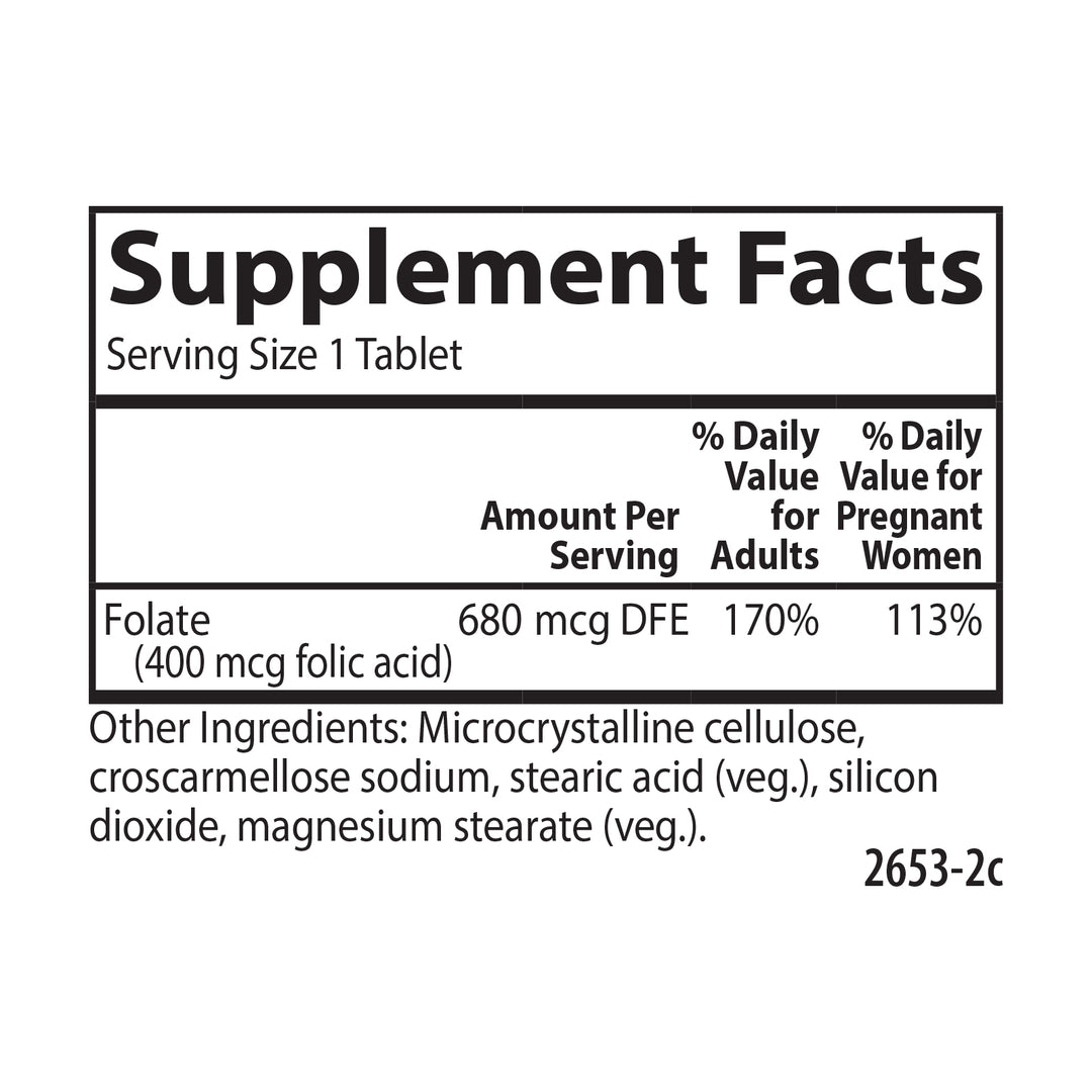 Folic Acid 400 mcg