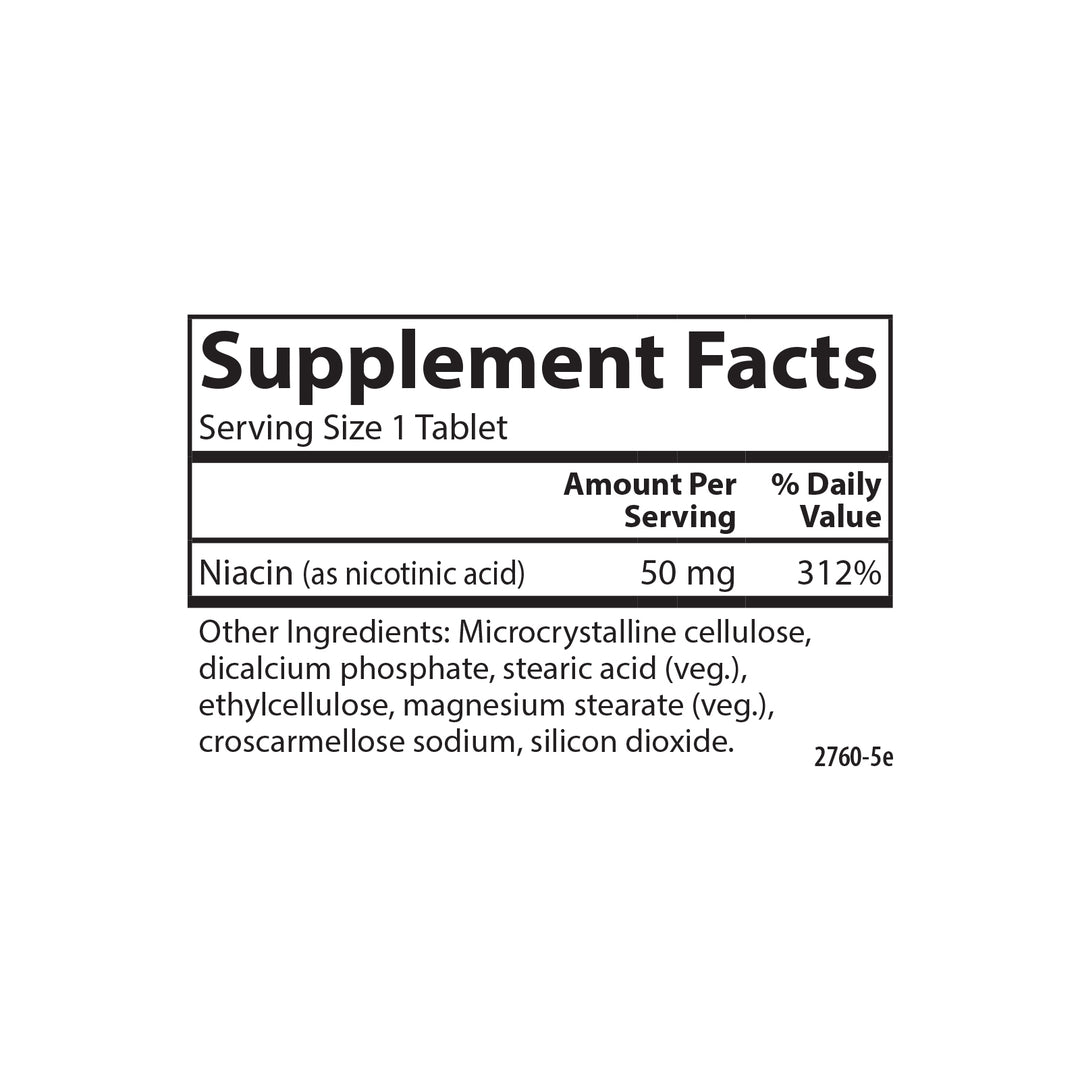 Niacin 50 mg