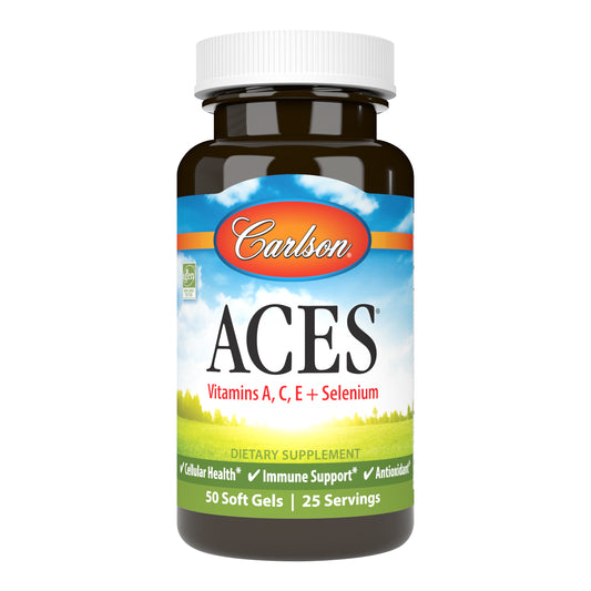ACE your immune support. Selenium and vitamins A, C, and E are more effective when taken together than individually. sku_4430-UPC