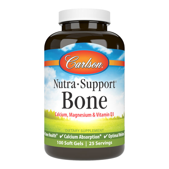 Nutra-Support® Bone provides 400 mg of calcium per serving, which is essential for healthy bone growth and density. Vitamin D promotes bone health by helping our body absorb calcium. Magnesium, manganese, and boron are important minerals for bone formation and strength. 