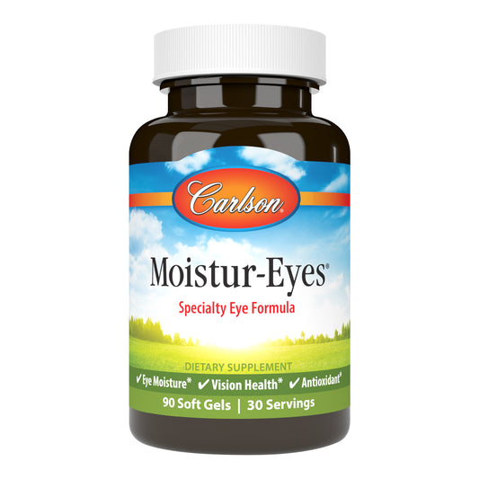Moistur-Eyes provides the important nutrients that promote normal eye moisture and lubrication from within the body. sku_4821-UPC moisture eyes
